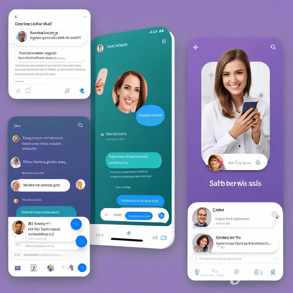 Chat Web App screenshot 1